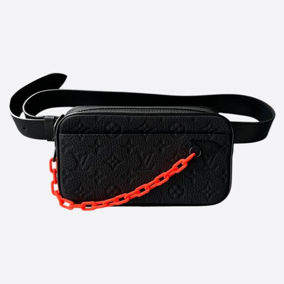 Louis Vuitton Black & Orange Monogram Volga Pochette - Picture 1 of 4
